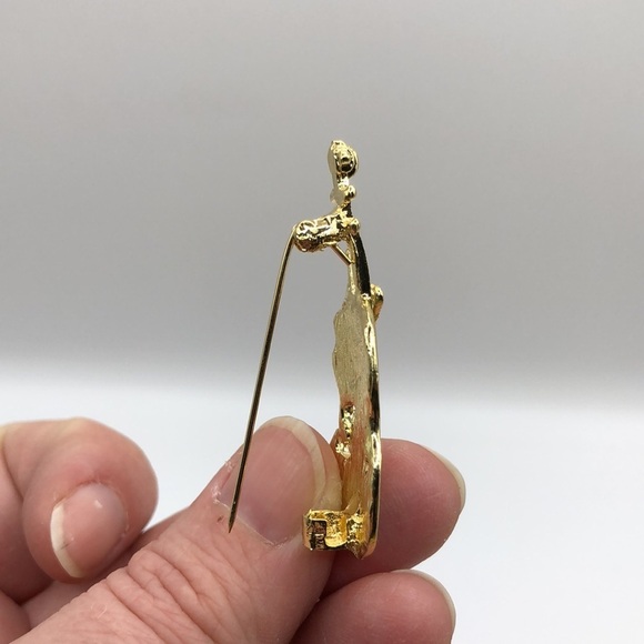 Violin Cello String Instrument with Butterfly Pin Brooch - Picture 12 of 12